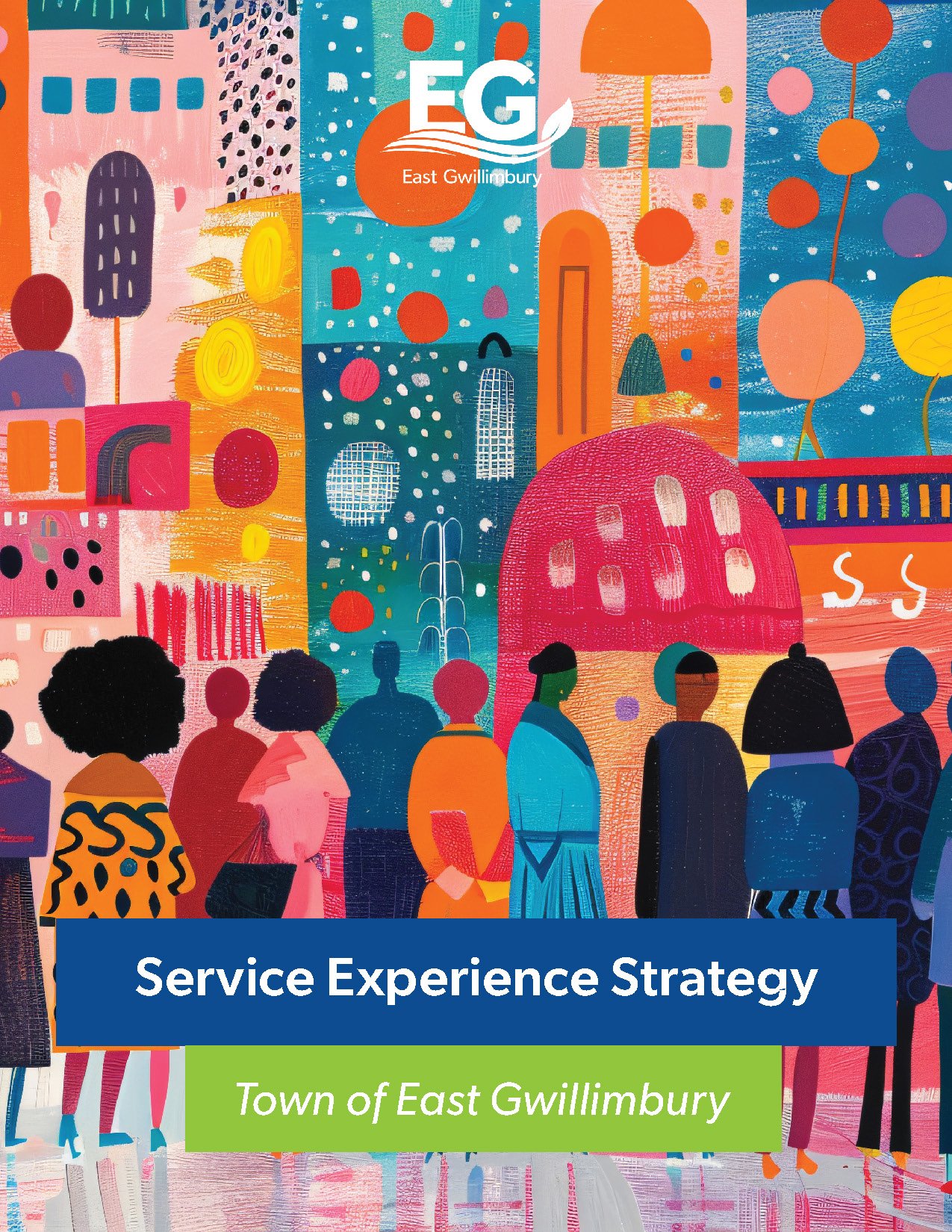 Cover page of SES with colourful patterns