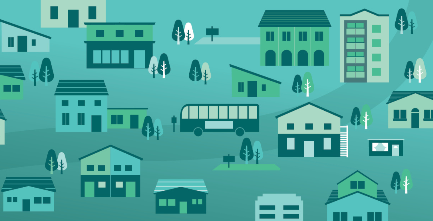 Dense neighbourhood graphic